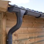 Dachrinnenset Zink Dachrinne für Pultdach bis 10,2 m