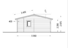 Premium Blockbohlenhaus MARTIN (44 mm) 48 m² - Image 7