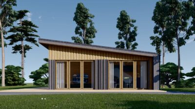 Holzhaus Zürich (66 mm + Holzverschalung), Isoliert 96 m² - Image 2