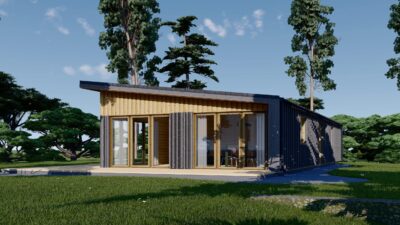 Holzhaus Zürich (66 mm + Holzverschalung), Isoliert 96 m² - Image 3