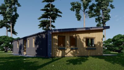 Holzhaus Zürich (66 mm + Holzverschalung), Isoliert 96 m² - Image 6