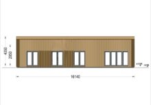 Holzhaus Zürich (66 mm + Holzverschalung), Isoliert 96 m² - Image 12