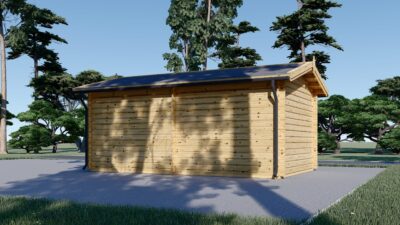 Einzelgarage aus Holz(44 mm), 3.2x5.2m, 16 m² - Image 6