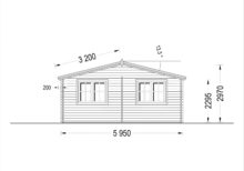Doppelgarage (44 mm) 6x6m mit Carport 3x6m, 54m² - Image 8
