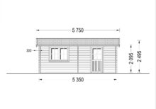 Einzelgarage aus Holz (44 mm), 3.6x5.4 m, 20 m² - Image 8