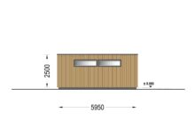 Holzgarage mit Flachdach (34mm + Holzverschalung), 5x6m, 30m² - Image 11