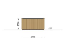 Holzgarage mit Flachdach (34mm + Holzverschalung), 5x6m, 30m² - Image 8