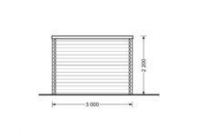 Gartenhaus ALAN PLUS (28mm), 5x3m,  9m² + 6.5m² - Image 10