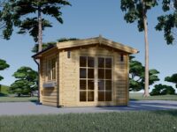 Gartenhaus ADRIA (44 mm), 3x3 m, 9 m²