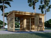 Gartenhaus ALAN PLUS (28mm), 5x3m,  9m² + 6.5m²