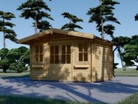 Gartenhaus aus Holz OLIVER (44mm), 4x3m, 12m²