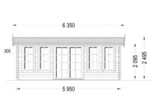 Gartenhaus DORA, 6x4 m, 24 m² - Image 8