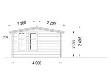 Gartenhaus DORA, 6x4 m, 24 m² - Image 9