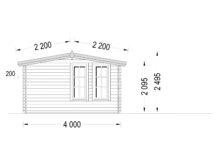 Gartenhaus DORA, 6x4 m, 24 m² - Image 6