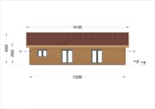 Bungalow Neusiedl (66 mm + Holzverschalung), Isoliert 129 m² - Image 6